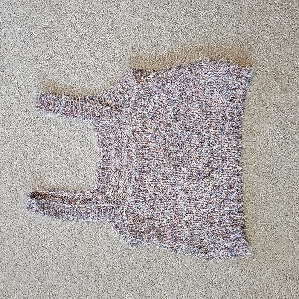 Tank top; fuzzy, CropTop; Girls; Small